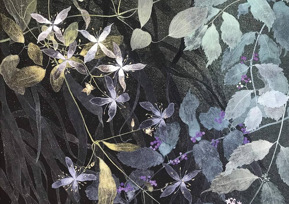 絵画　花　草 二歌川広重による浮世絵「「三十六花撰」「東京戸田原さくら草